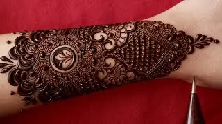 Dubai Style Mehndi Design||New Stylish Mehndi Design Dubai pattern||Mehndi Ki Designs||Mehndi