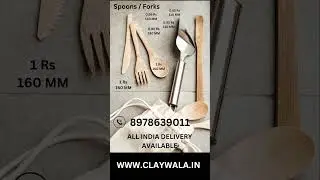 Sustainable Eats: Ditch the Plastic with Stylish Wooden Cutlery! | Hyderabad | INDIA | 8978639011
