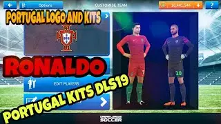 HOW TO IMPORT PORTUGAL LOGO AND KITS IN DREAM LEAGUE SOCCER 2019