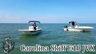 Carolina Skiffs on Lake Erie New Sea Skiff 180 and E18 JVX go Head to Head Boat Race!