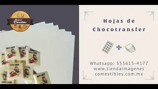 Conoce el Transfer para chocolate de Im&aacute;genes Comestibles