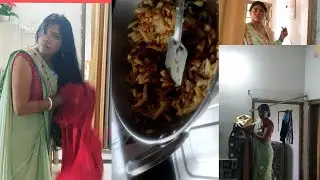 Requestid saree Vlog Pure Din ki Ruting@Indian Desi Hausewife vlog&lrm;@pratibha sharma 22&nbsp;