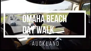 Auckland's Omaha Beach | 4K Walkthrough | Scenic Beach Walk in Auckland, New Zealand