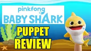 BABY SHARK PUPPET REVIEW! PINKFONG SINGING HAND PUPPETS?? | Justin Talks Puppets