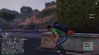 [ GTA V ONLINE ZOMBIE SURVIVAL ROLEPLAY ] KILLING A ZOMBIE WITH STEALTH [ FIVEM SERVER ]