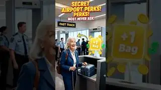 The Secret Airport Trick That Saves Seniors Thousands #travelhacks #seniortips