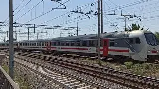 IC1560 per Roma Termini, D445, E403 ed E464 in quel di Reggio Calabria Centrale