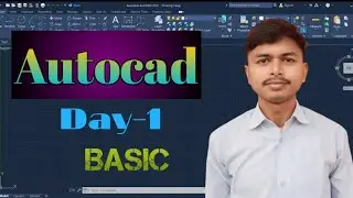 AutoCAD for Beginners in Hindi Day-1#autocad #engineering #allbranches #video #design #drawing