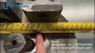 GF25 Straight Rebar Stirrup Bender, Steel Bar Bending Machine #rebarbender #rebarbending