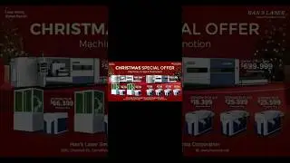 Han's Laser CHRISTMAS SPECIAL OFFER Machines in Stock Promotion