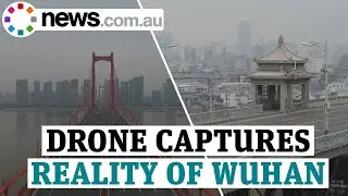 Incredible drone footage takes us inside deserted coronavirus epicentre