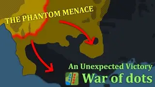Unexpected Comeback! - War of Dots, 3 Players Timelapse