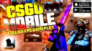 CS GO MOBILE AOVIVO 🔥ALPHA ACE AO VIVO🔥RUMO A GLOBAL🔥STAMDOFF 2 AO VIVO 🔥COMO BAIXAR ALPHA ACE