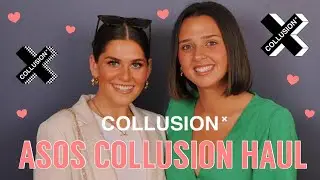 HUGE COLLUSION HAUL | ASOS | FIRST HAUL BACK TOGETHER AGAIN🦋 | SUSTAINABLE FASHION | Lucy and Anna