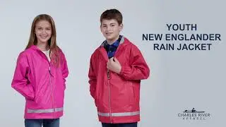 Youth New Englander&copy; Rain Jacket | Charles River Apparel