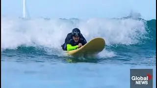 Artist and Adaptive Surfer, the director of Carts Of Darkness on the news!