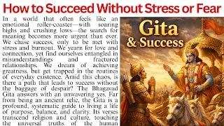 The Bhagavad Gita’s Timeless Wisdom for Success| Reading Comprehension Passage | Passage Reading