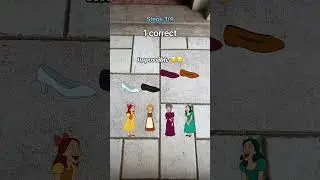 cinderella matching shoes impossible #game 🤯😲 #tiktokgame #hungergamestiktok #shorts