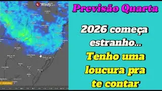 Previsão para quarta 31 de dezembro