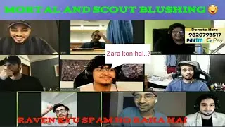 chats spamming Raven and zara | Scout and mortal blushing | charity stream  |