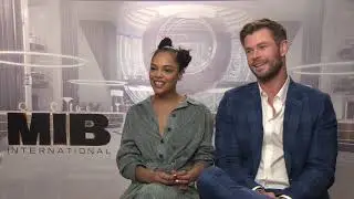 Men In Black: International Chris Hemsworth & Tessa Thompson Junket Soundbites || #SocialNews.XYZ