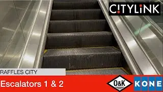 CityLink Mall, Singapore || O&K Kone Escalator (Escalators 1-2 | Raffles City) 🇸🇬