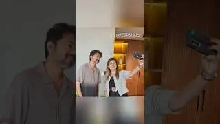 Actor vijay catches up withhis #Minsarakanna, #EndrendrumKadhal #NinaithenVandhai co-star Rambh