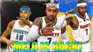 NBA Live 19 Franchise Story Mode Carmelo is Back In Denver! NBA Playoffs R1 Blazers vs Nuggets!!!