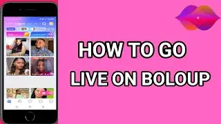 How to Go Live on Boloup