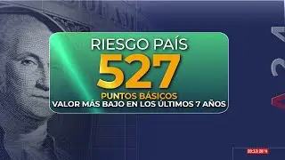🔴 RIEGO PAÍS: EL MÁS BAJO EN LOS ÚLTIMOS 7 AÑOS