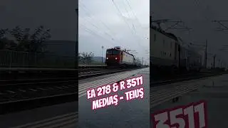 Tren R 3511 Medias-Teius 🚂 #shorts #railway #trainspotting #romania #EA278 #cfrcalatori