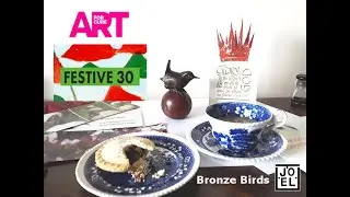 Wren Young in  Bronze by JOEL for Christmas ~ Art for Cure Festive 30