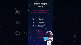 Planet Height Battle #Astronomical Puzzle
