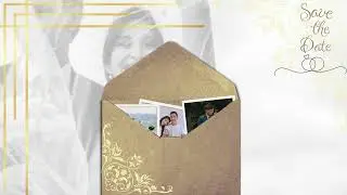 Save The Date in Style! | Elegant Motion Graphic Wedding Invitation | Digital Wedding Card 2025