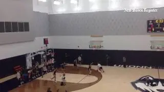 Freshmen Kia Nurse & Gabby Williams team with Kiah Stokes and Saniya Chong on defensive drill at UCo