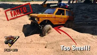 RC Crawler(Trail Truck) Fights Sand & Roots! | MN168 with Portal Axles Upgrade
