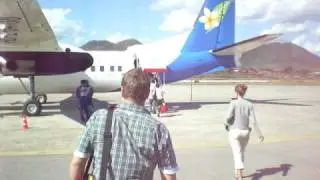 Luang Prabang Airport Chinese Aircraft MA 60