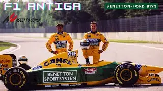 S&eacute;rie F1 Antiga - Michael Schumacher testando seu Benetton-Ford em Barcelona 1993