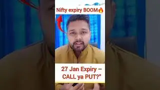 Nifty Expiry 27 January 🔥 CALL Ya PUT? | Exact Levels | No Guessing Trade