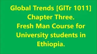 Chapter Three:-Economic instruments of Foreign policy