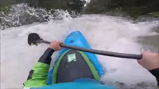 Kayaking in flooded lower Vez , Portugal