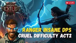 Ranger Destroys Act 2 on Cruel Difficulty &ndash; PoE 2 Lightning Build (Final Boss Fight)
