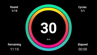 Tabata Timer 30/15 - HIIT Timer 30/15 - Interval Timer 30/15