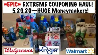 *EPIC* EXTREME COUPONING HAUL!--HUGE MONEYMAKERS! (5/29/20)
