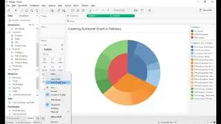 Creating Sunburst Chart in Tableau