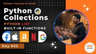 #22 python list built in function in Hindi | Python interview question | python 2026 course in Hindi