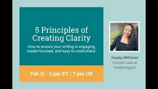 The Five Principles of Creating Clarity