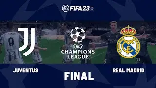 FIFA 23 - Juventus vs Real Madrid | UCL Final | PC Gameplay (No Commentary)- Full Match | 4K