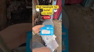 New light for bullet LiU HJG 130W | #bullet350 #automobile #lights #bulletmodifiedstandard #best