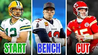 We Played NFL Start, Bench, Cut